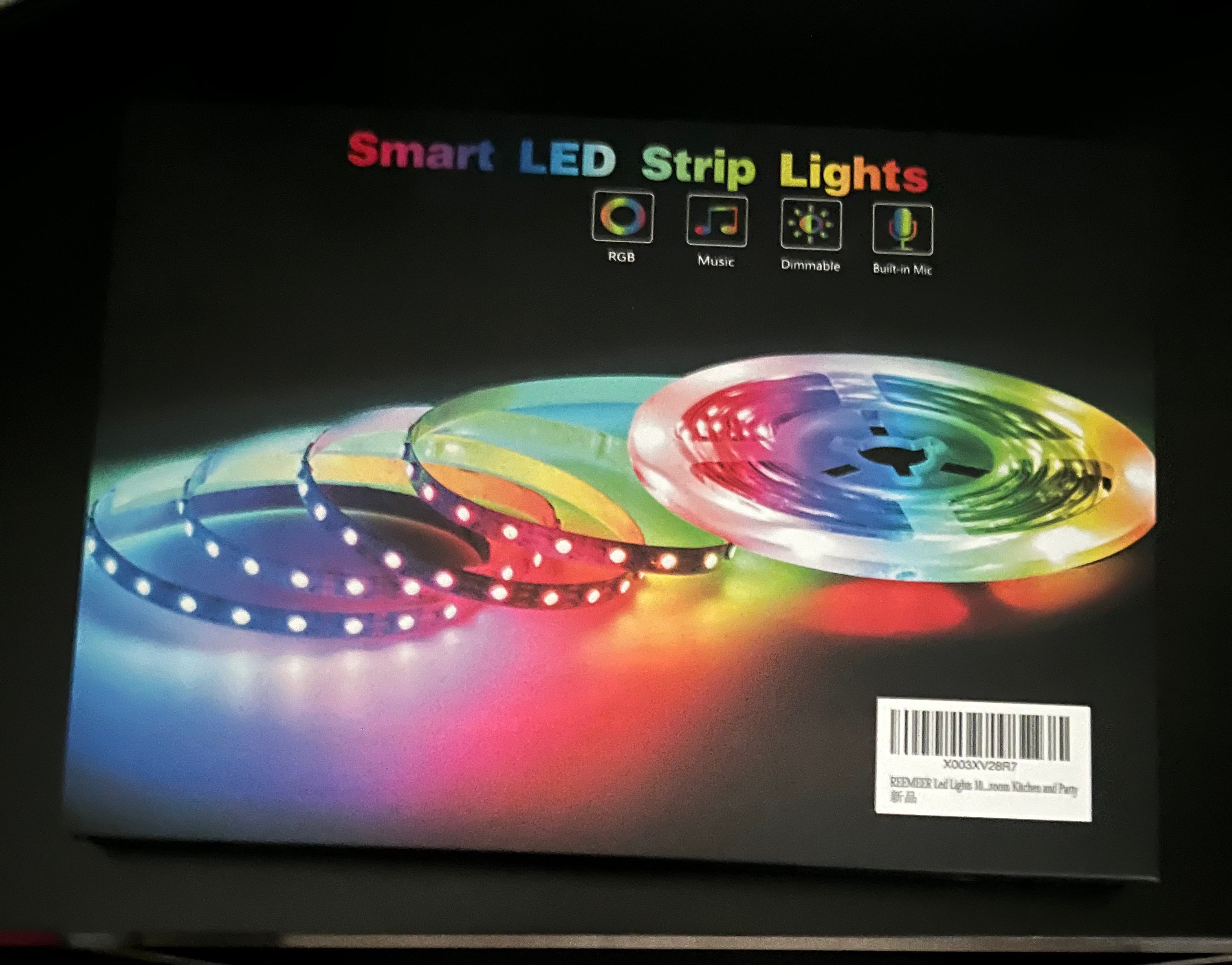 RGB LED strip lights