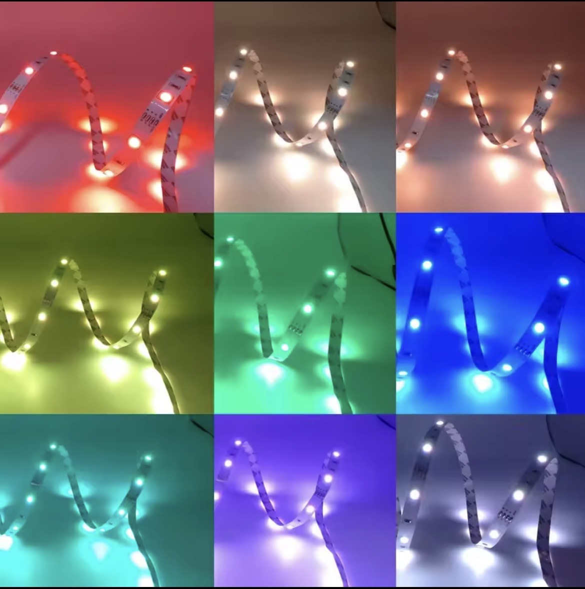 RGB LED strip lights