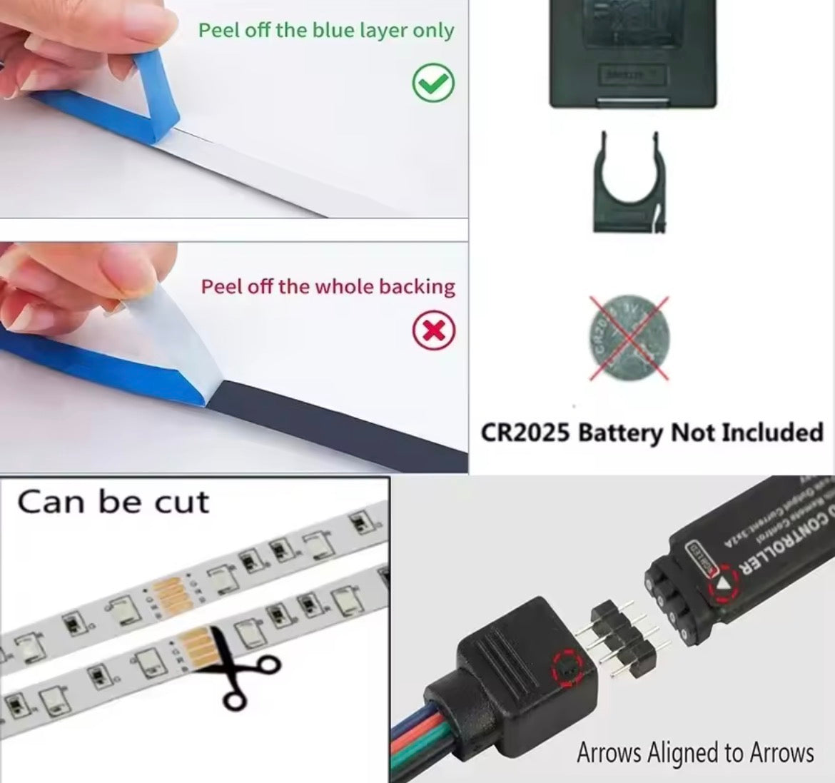 RGB LED strip lights
