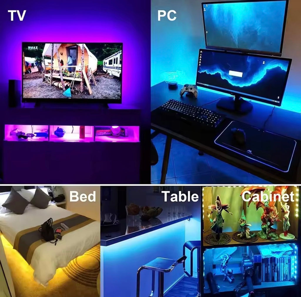 RGB LED strip lights